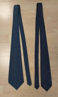 Set 2x pánska kravata modrej farby - 4