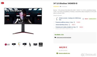 LG 34" • 160Hz • HDR • 3440x1440 • G-Sync + FreeSync - 4