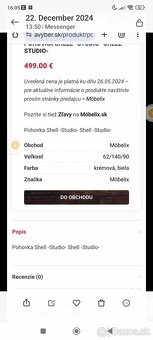 Pohovka Shell Studio - buklé - 4