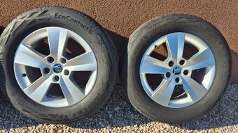 Predam originálne kolesa disky Škoda 5x112 r16 - 4