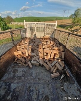 Palivové drevo , metrovica , sypané , štiepane - 4