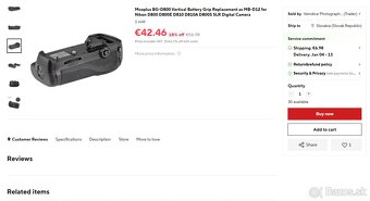 Grip Meike pre NIKON D800 - 4