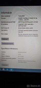 Predám Notebook Packard Bell - 4