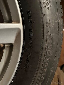 Predám zimné kolesá Dunlop 225/65 R17 na elektrónoch – Toyot - 4
