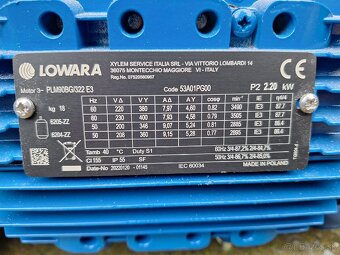 Predám Čerpadlo Lowara nové - 4