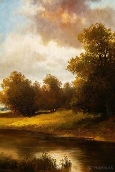 Krajina s riekou, G.Nesvadba, 1050 × 730 mm - 4