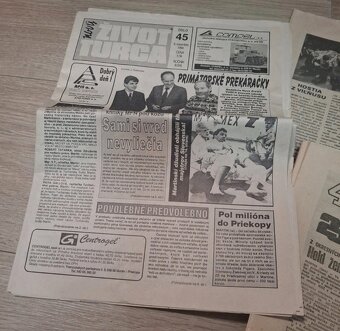 Stare noviny Zivot Turca - 4