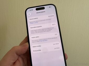 iPhone 15 TOP STAV, 128gb Black - 4