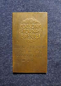 Rigele- medaila Bratislava 1880- R - 4