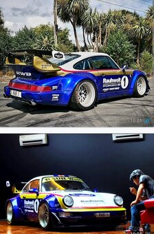 Predám Porsche Rauhwelt RWB911 964 1:18 solido - 4