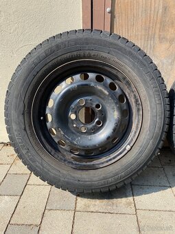Oceľové disky 5x112 R15 ET60 6J + Barum SnoVanis 195/70 R15 - 4