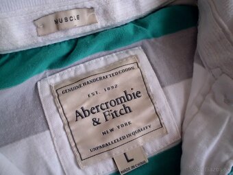 A&F 2 ks pánske pólo slim tričká M - 4