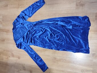 modre elegantbe saty xxl - 4