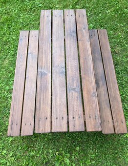 Záhradný stôl pre deti / lavice - 4