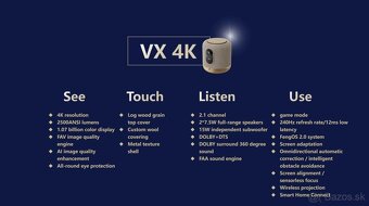 Projektor FENGMI VX 4K má 240 Hz obraz, 2500 ANSI - 4