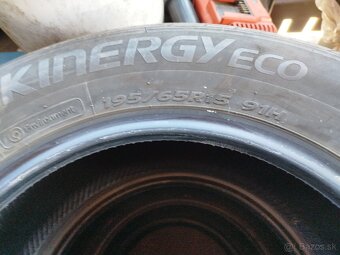 Predám letné pneu 195/45r 15 Zn hankook - 4