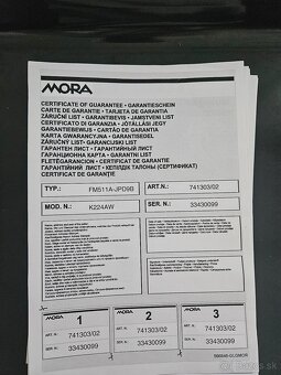 Kombinovaný sporák Mora - 4