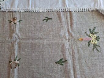 Vianočné prestieranie, adventné dekorácie, aranžovanie - 4