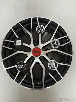 Alu disky R18 5x112 ET45 8J MAM RS4 BFP Seat Audi Vw Škoda - 4