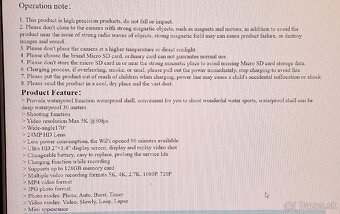 Akčná kamera 5K - 4