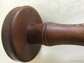 Drevené stojany, podstavce 2 ks - PEKNÉ /masív/ - 4