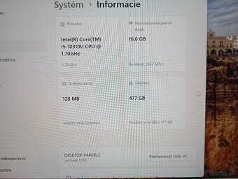 Dell latitude 5310 ,Intel core i5 , 16gb ram ,dotykový,WIN11 - 4
