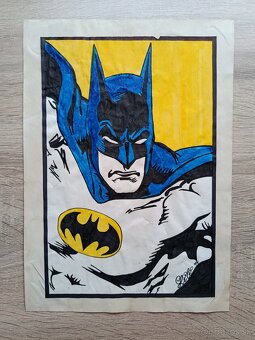 DC Comics a Marvel Comics ručné kresby v RETRO štýle - 4
