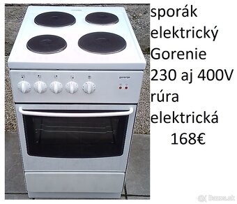predám sporák aj s káblom rovno do zásuvky 230V - 4