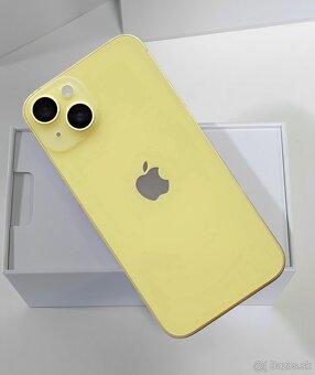 iPhone 14 Yellow BATERIE 100% TOP - 4
