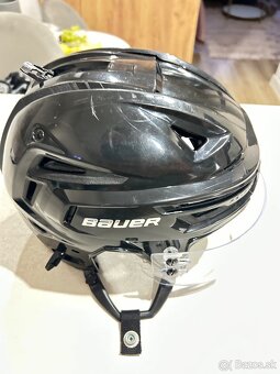 ✅ PROFI PRILBA BAUER - RE- AKT 155 - veľkosť M - BLACK ✅ - 4