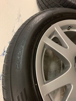 Mercedes 4x elektrony + 4x zimne gumy   17 235/55R17 - 4