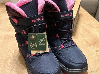 Snehule Kamik Stance2 velk.34 nove- nepremokavé. - 4