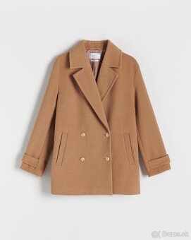 Vlneny kabát Reserved - 4