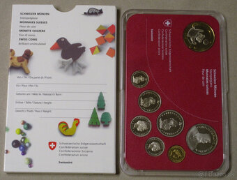 Švajčiarsko - Sada mincí 2016 - TOP stav - 4