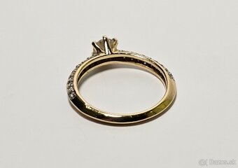 14k zlatý prsteň 0,63ct - 4
