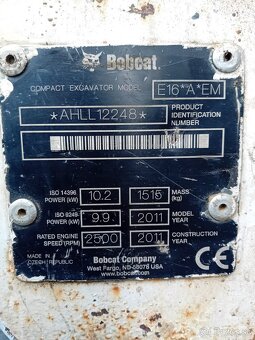 Mini bager Bobcat E16 - 4