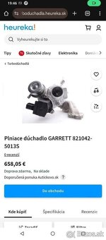Pozor zlavaa  Turboduchadlo 821042-5013S nove nepouzite - 4