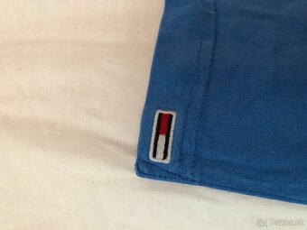TOMMY HILFIGER originál white pánske tricko L/XL - 4