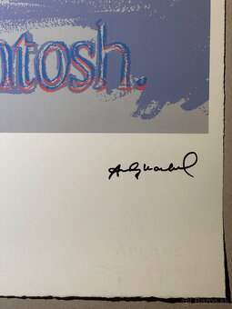 Andy Warhol " Apple" Limitovaná edícia_Certifikát - 4