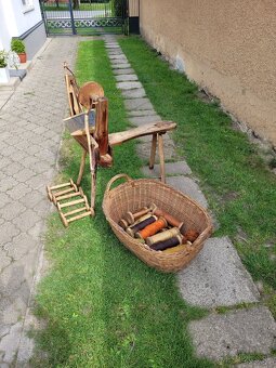 Tkanie, tkačské náradie, krosná, nite - 4