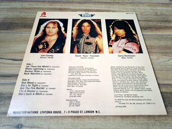 Lp THE RODS - Let Them Eat Metal - 4