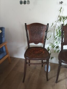 stoličky thonet 2 kusy 1890 - 4