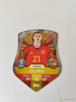 chrome shield Euro 2024 kartičky topps match attax celý set - 4