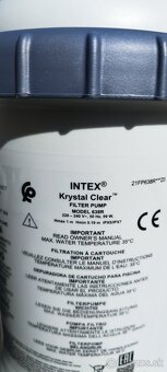 Bazénová kartušová filtrácia Intex crystal clear 638 R - 4