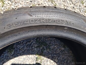 215/40 r17 letné pneumatiky 2ks Hankook - 4