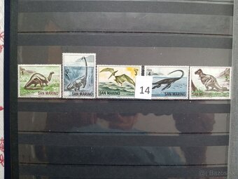 Poštové známky č.860 - 20 ks sérií SVET - Fauna, flóra - 4