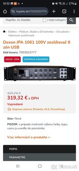 Dexon JPA 1061 Zosilňovač - 4