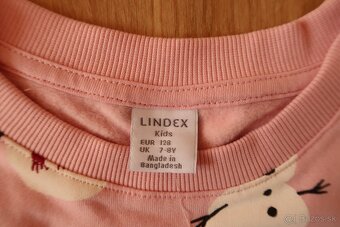 Zateplená mikina / mikinka LINDEX 128 (7-8r.) - 4