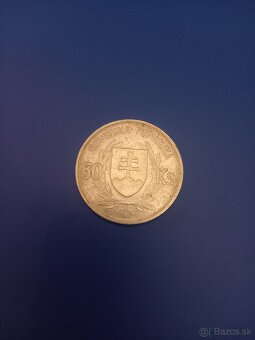 Strieborná minca J.Tiso 1944 - 4