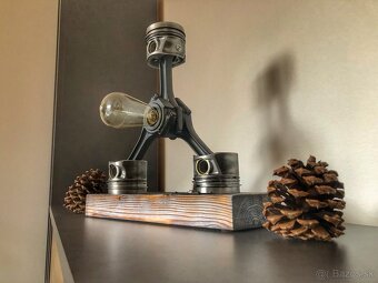 Industriálna lampa - piesty - 4